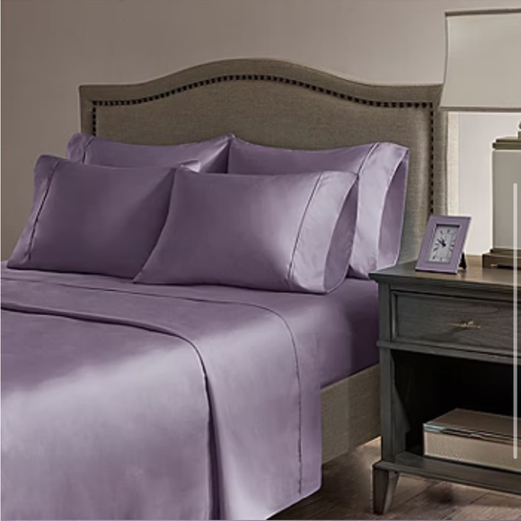 NEW: Madison Park 800tc Sateen Easy Care Wrinkle Resistant Sheet Set in Queen - Picture 1 of 6